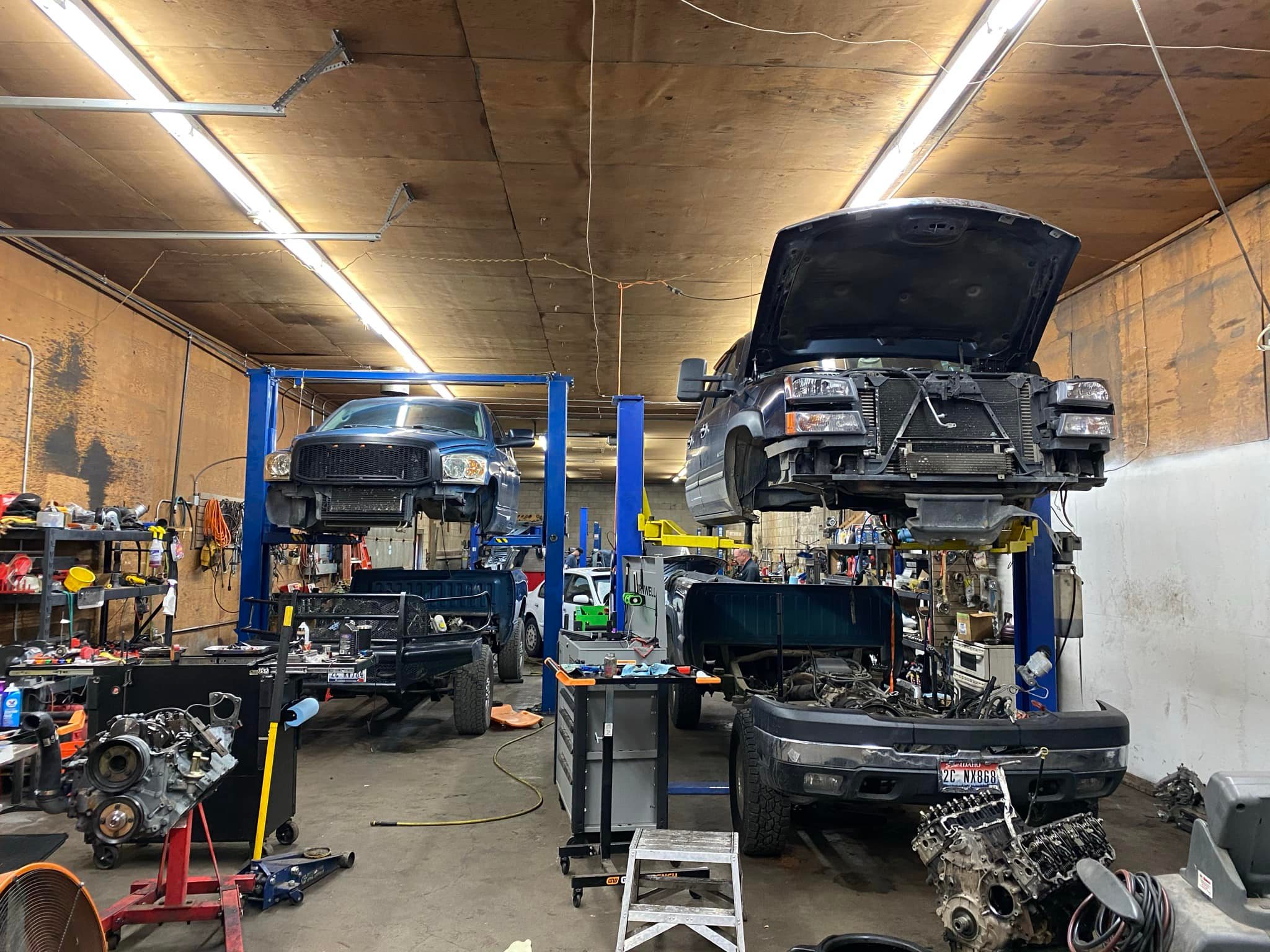 Inside the 208 Diesel Shop